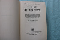 1939 THE LIFE OF GREECE HARDCOVER BOOK BY WILL DURANT - KD 9665
