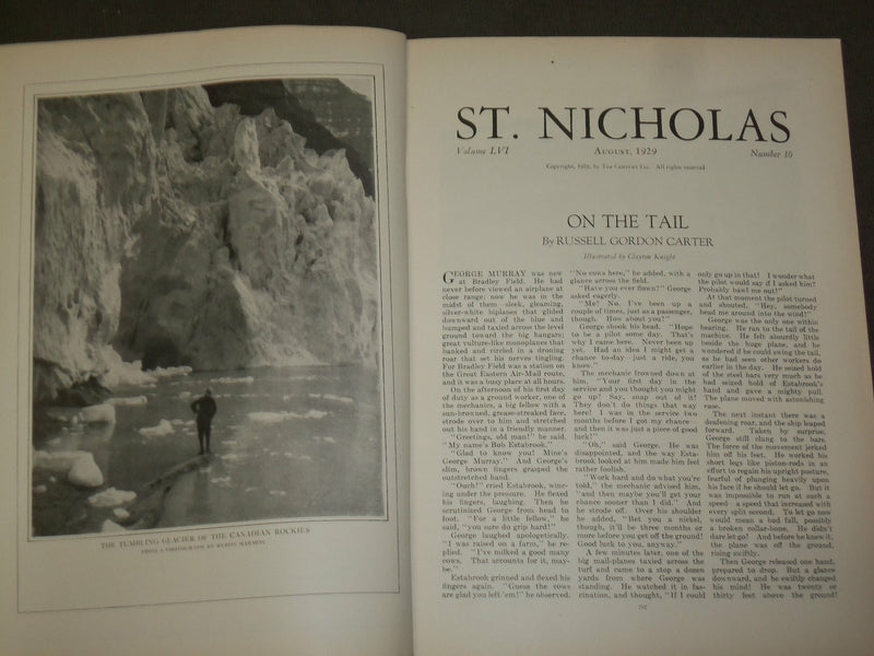 1929 AUGUST ST. NICHOLAS MAGAZINE - ILLUSTRATIONS, STORIES & ADS - B 5049