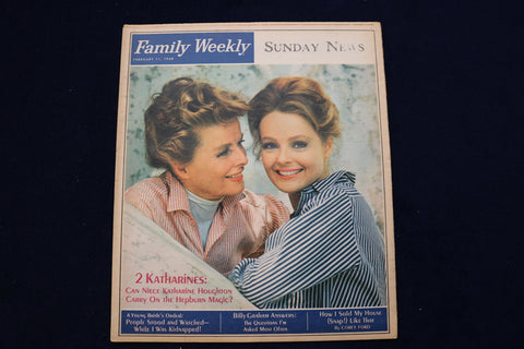 1968 FEBRUARY 11 FAMILY WEEKLY MAGAZINE - KATHERINE HEPBURN COVER - E 23299