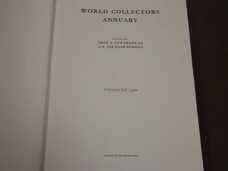 1968 WORLD COLLECTIONS ANNUARY BOUND VOLUME NO. 20 - NICE PRINTS - KD 2245A