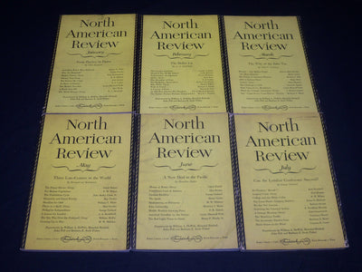 1933 NORTH AMERICAN REVIEW LOT OF 9 ISSUES - GREAT STORIES/ARTICLES - WR 654