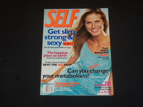 2001 DECEMBER SELF MAGAZINE - HEIDI KLUM - SP 6110