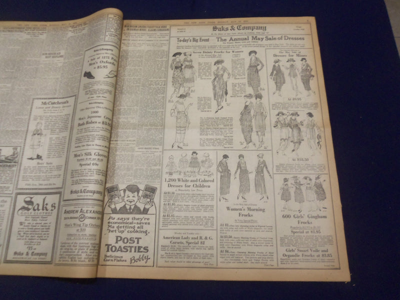 1919 MAY 12 NEW YORK TIMES - 15,000,000 SUBSCRIBE TO VICTORY LOAN - NT 9245
