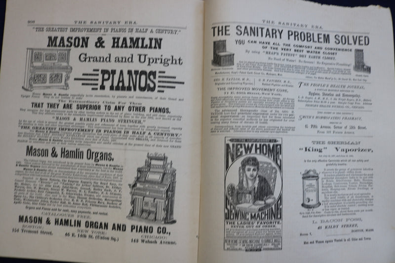 1889 MARCH 1 THE SANITARY ERA - HEALTH JOURNAL - SOFTCOVER - K 811