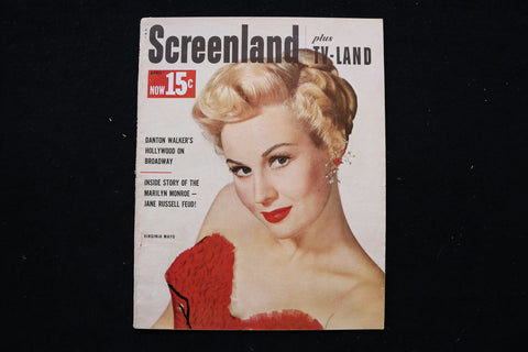 1953 APRIL SCREENLAND PLUS TV-LAND MAGAZINE - VIRGINIA MAYO COVER - E 24598