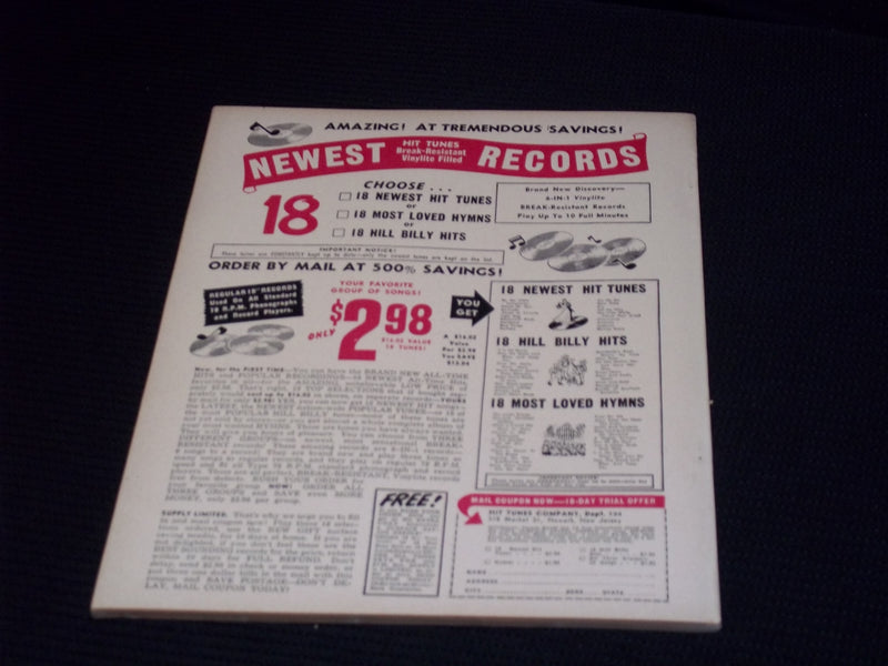 1952 SEPTEMBER MOVIE PLAY MAGAZINE - BETTY GRABLE FRONT COVER - E 14233
