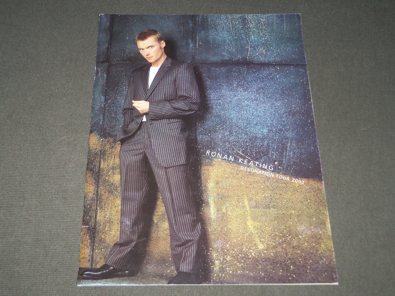 2002 RONAN KEATING DESTINATION TOUR PROGRAM - GREAT PHOTOS - J 2748