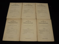 1921 THE JOURNAL OF PHILOSOPHY MAGAZINE LOT OF 21 ISSUES - WR 632E