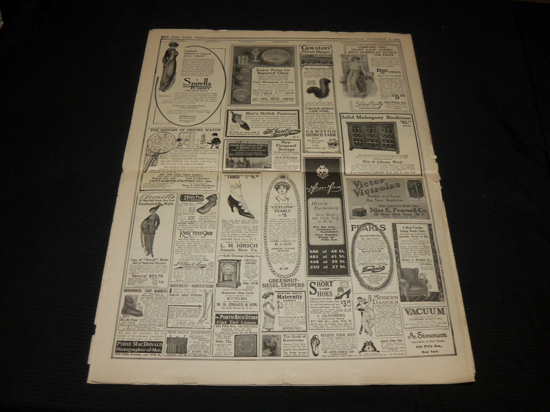 1913 NOV 2 NEW YORK TIMES PICTURE SECTION - WOMEN AT TEMPERATURE MEET - NP 5613