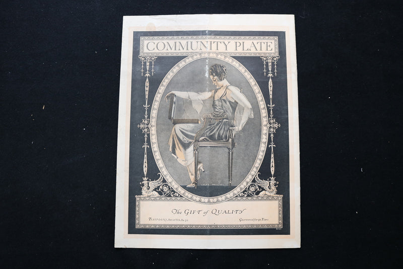 1920 OCTOBER 23 COLLIER'S MAGAZINE - A BOY CARVING PUMPKIN COVER - E 10998