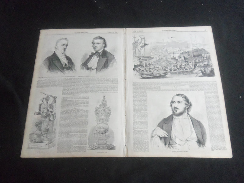 1853 AUGUST 20 ILLUSTRATED NEWS MAGAZINE - SMYRNA, ASIA MINOR - B 5531L