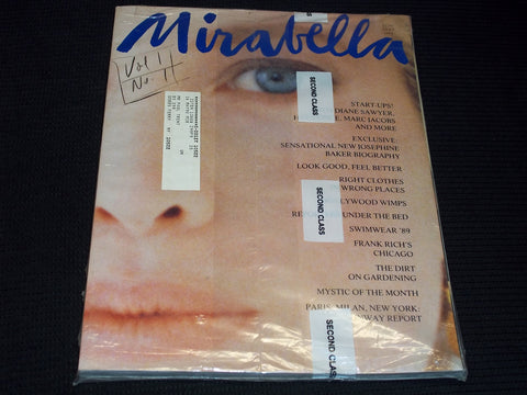 1989 JUNE MIRABELLA MAGAZINE - PREMIERE ISSUE FRONT COVER - E 13403