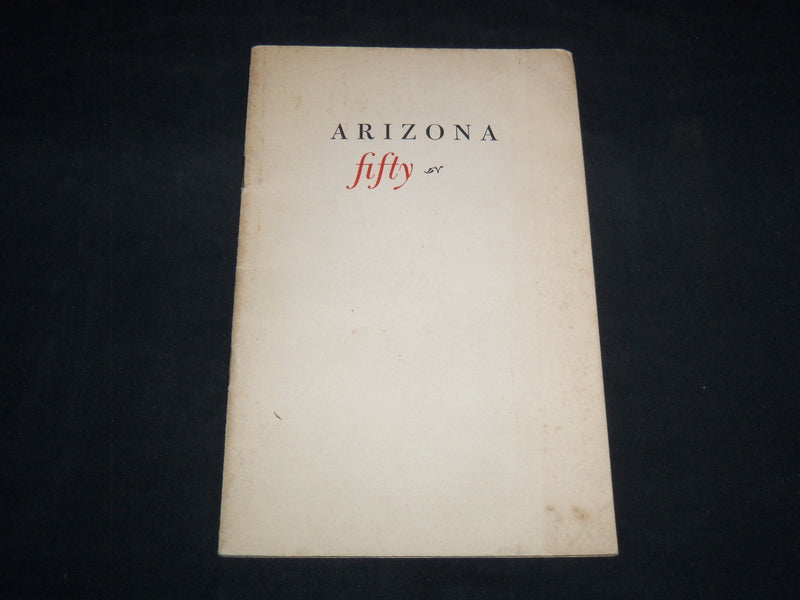 1962 ARIZONA FIFTY LIST OF BOOKS SELECTED & ANNOTATED BY DONALD POWELL - J 8755