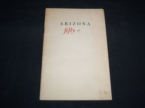 1962 ARIZONA FIFTY LIST OF BOOKS SELECTED & ANNOTATED BY DONALD POWELL - J 8755