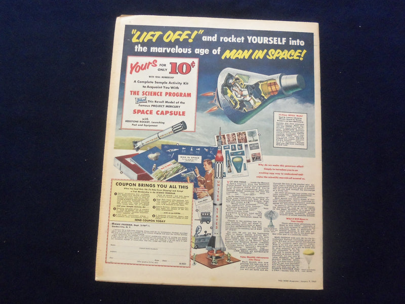 1962 JANUARY 7 THIS WEEK MAGAZINE SECTION - JOE DIMAGGIO - J 9800