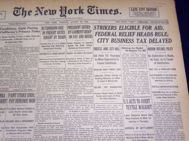 1934 AUGUST 28 NEW YORK TIMES - RUTH PINCH HIT BEATS SOX - NT 3990