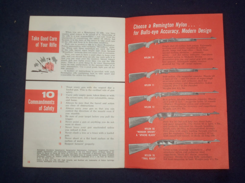 1950'S HOW TO BE A CRACK SHOT! SOFTCOVER BOOK - REMINGTON PETERS -DUPONT- J 9762