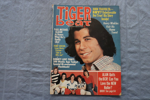 1976 JULY TIGER BEAT MAGAZINE - JOHN TRAVOLTA COVER - ST 1006Z