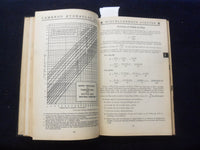 1942 CAMERON HYDRAULIC DATA HARDCOVER BOOK BY G.V. SHAW & A.W. LOOMIS - KD 8488
