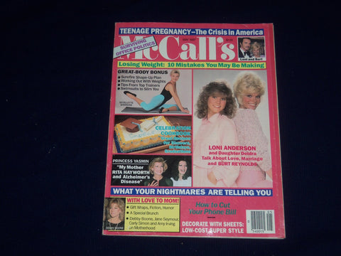 1987 MAY MCCALL'S MAGAZINE - LONI ANDERSON COVER - SP 5069
