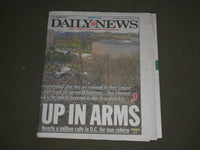 2018 MARCH 25 NEW YORK DAILY NEWS - A MILLION RALLY IN D.C. FOR GUN REFORM