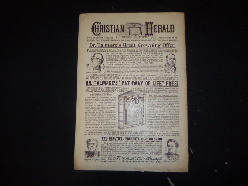 1894 NOVEMBER LADIES' HOME JOURNAL MAGAZINE- GREAT ILLUSTRATIONS & ADS - ST 2386