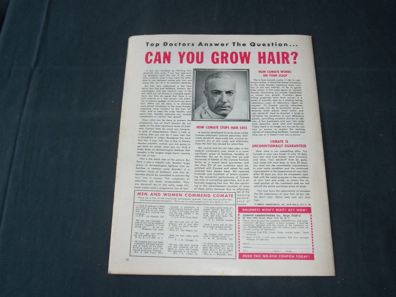 1958 FEBRUARY THE NATIONAL POLICE GAZETTE MAGAZINE - LOUIS ARMSTRONG - B 5682