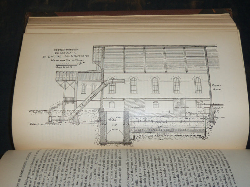 1882-1899 ASSOCIATION OF ENGINEERING SOCIETIES BOUND VOLUMES LOT OF 18 - KD 2B