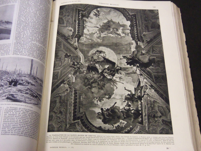 1914-1916 LAROUSSE MENSUEL ILLUSTRE FRENCH MAGAZINE BOUND VOLUME NO. 3 - R 651