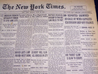 1931 JUNE 15 NEW YORK TIMES - 500 REPORTED DROWNED OFF FRANCE - NT 2164