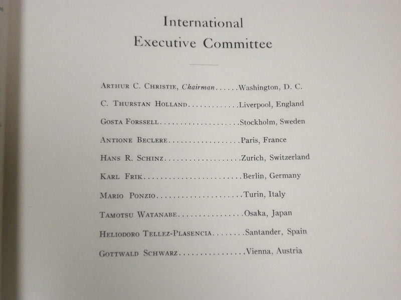 1937 FIFTH INTERNATIONAL CONGRESS OF RADIOLOGY ICR CATALOGUE - PHOTOS - J 1931