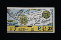 1945 NOVEMBER 10 NAVY VS. MICHIGAN TICKET STUB - K 2764