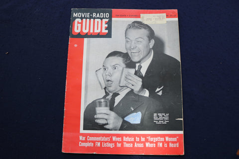 1942 FEBRUARY 21-27 MOVIE-RADIO GUIDE MAGAZINE - RED SKELTON COVER - E 9250