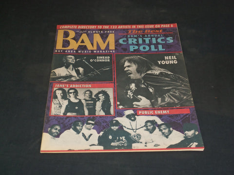 1991 JANUARY 25 BAM MAGAZINE ISSUE NO. 350 - ASSORTED ARTISTS COVER - SP 2962