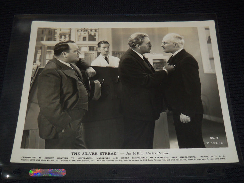 1934 THE SILVER STREAK MOVIE STILLS LOT OF 3 PHOTOS - 8x10 - #81