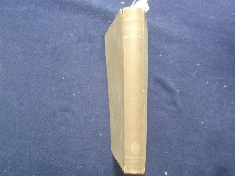 1929 ARZTE ALS PATIENTEN HARDCOVER BOOK VON PROF. A. GROTJAHN - GERMAN- KD 8996