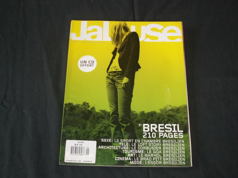 2002 JANUARY JALOUSE MAGAZINE - FRENCH - NICE COVER - PHOTOS & ADS - RC 749