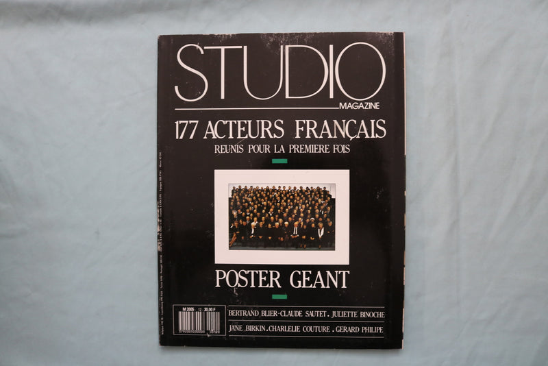 1988 MARCH STUDIO MAGAZINE - 177 ACTEURES FRANCAIS COVER - FRENCH - E 19483