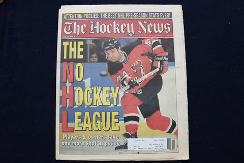 1994 OCTOBER 14 THE HOCKEY NEWS NEWSPAPER - THE NO HOCKEY LEAGUE COVER - NP 8720