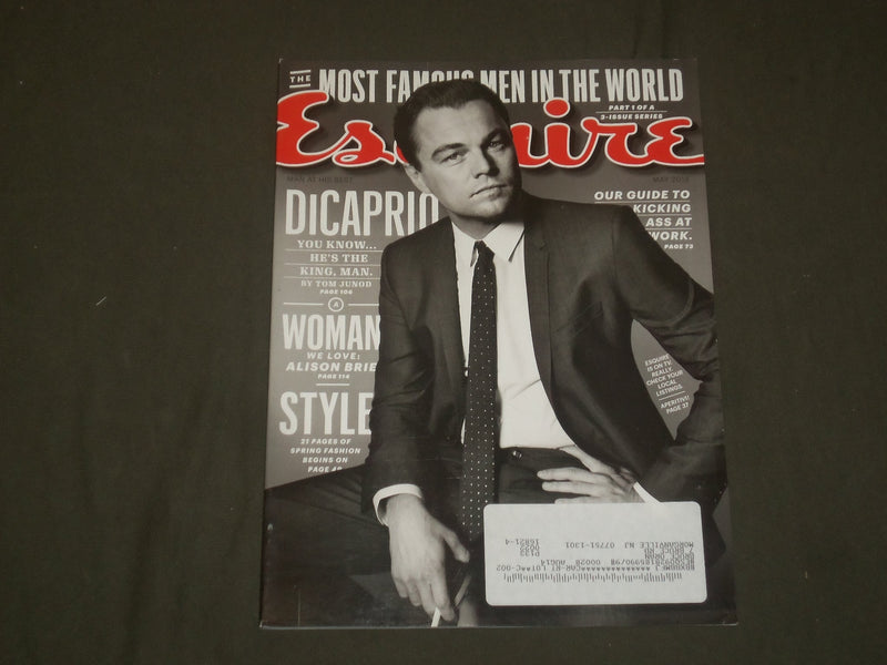 2013 MAY ESQUIRE MAGAZINE - LEONARDO DICAPRIO COVER - B 1992