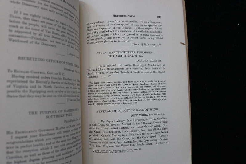 1927 APRIL NORTH CAROLINA HISTORICAL REVIEW QUARTERLY SOFTCOVER BOOK - K 2914