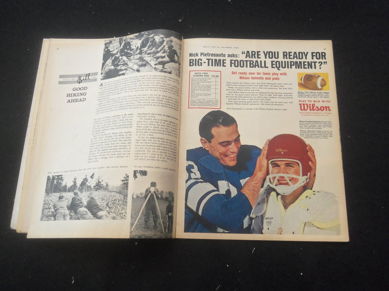 1963 OCTOBER BOYS' LIFE MAGAZINE - TEEN-AGE BIG TOP - ST 3770U
