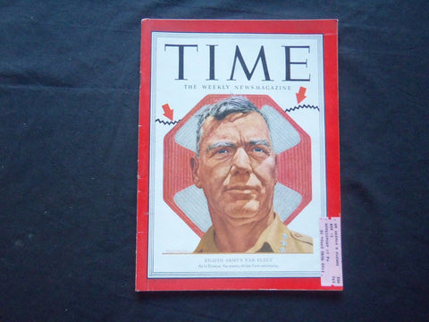 1951 MAY 14 TIME MAGAZINE - LT. GENERAL VAN FLEET - T 1278