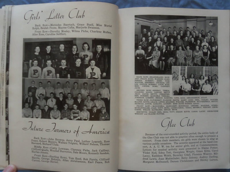 1939 PEND D'OREILLE POLSON HIGH SCHOOL YEARBOOK - POLSON, MONTANA - YB 3382