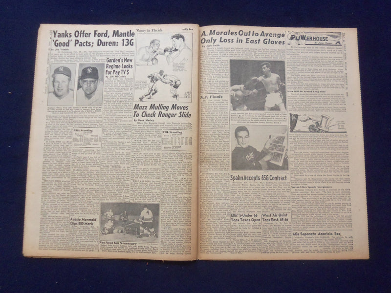 1959 FEB 20 NEW YORK DAILY NEWS NEWSPAPER - FISHER & REYOLDS DIVORCE - NP 6733