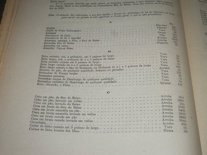 1944 COLLECCADO DE LEGISACAO POTUGUEZA SOFTCOVER BOOK - R 257