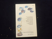 1980 HANDGUIDE TO THE CORAL REEF FISHES OF THE CARIBBEAN HARDCOVER BOOK -KD 8328