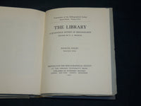1936-1942 TRANSACTIONS OF BIBLIOGRAPICAL SOCIETY LOT OF 3 - 11 ISSUES - KD 4598