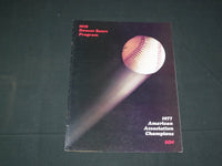 1978 DENVER BEARS PROGRAM - AMERICAN ASSOCIATION - J 3880