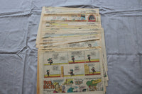 1974-1975 SANTA BARBARA NEWS-PRESS SUNDAY COMICS SECTIONS- LOT OF 14- NP 9309